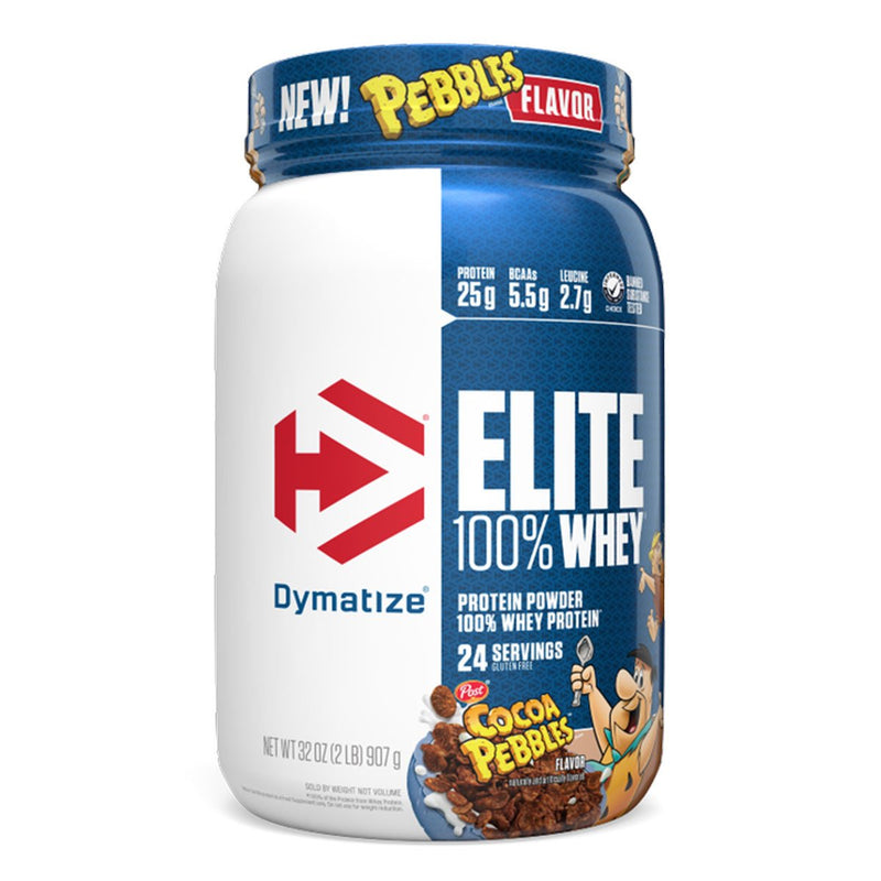 Dymatize Elite 100% Whey Protein Powder Supplement Cocoa Pebbles Cereal