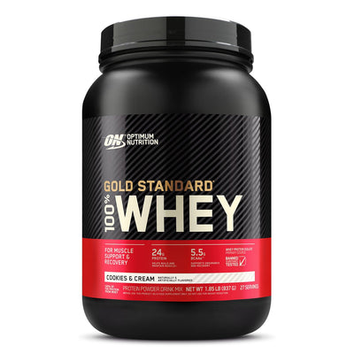 ON Optimum Nutrition Gold Standard 100% Whey Protein Powder Supplement Cookies and Cream