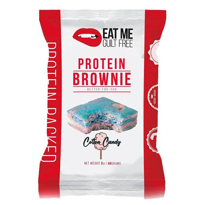 Guilt Free Protein Brownies Healthy Snacks Eat Me Guilt Free Size: 12 Brownies Flavor: Cotton Candy