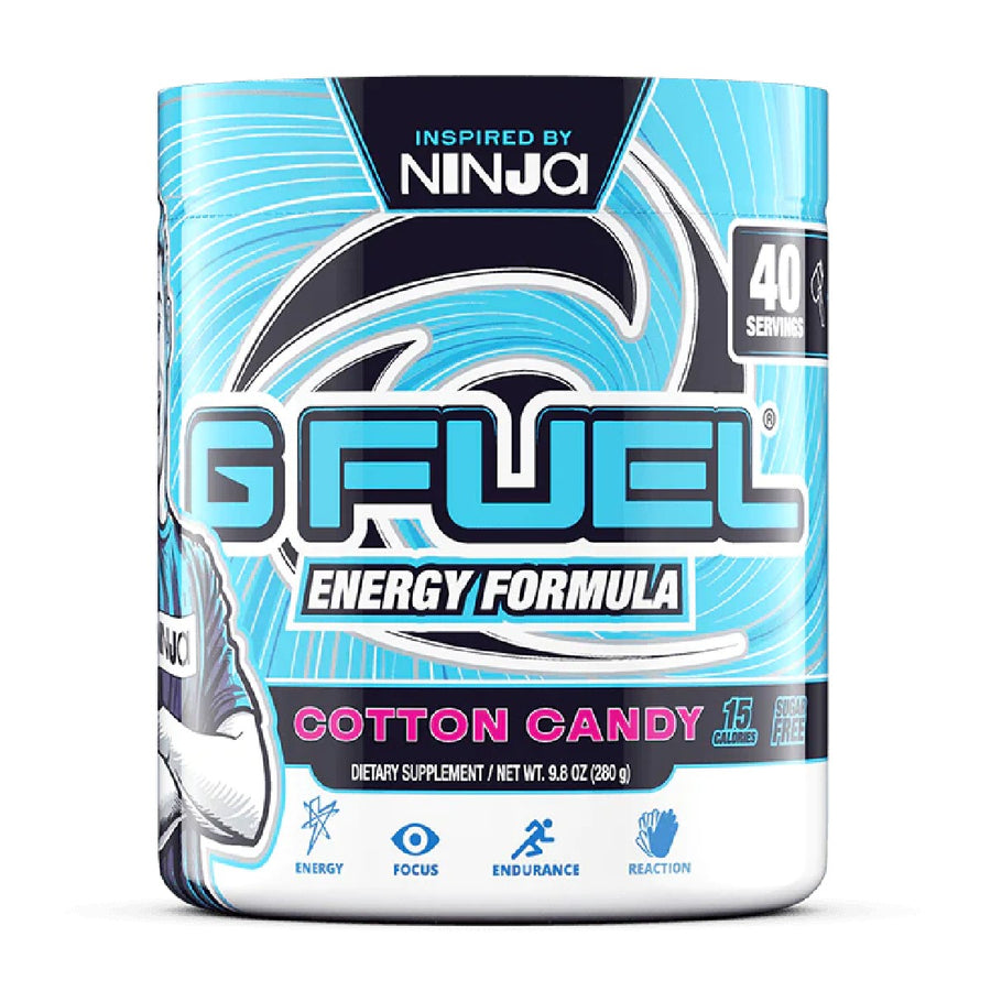 G FUEL Energy Formula Pre-Workout G Fuel Size: 40 Servings Flavor: COTTON CANDY (Cotton Candy)