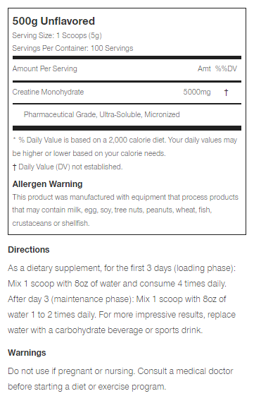MAN Sports Pure Creatine