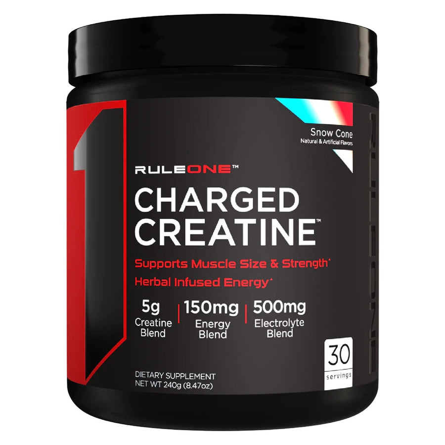 R1 Charged Creatine Creatine Rule One Size: 30 Servings Flavor: Snow Cone