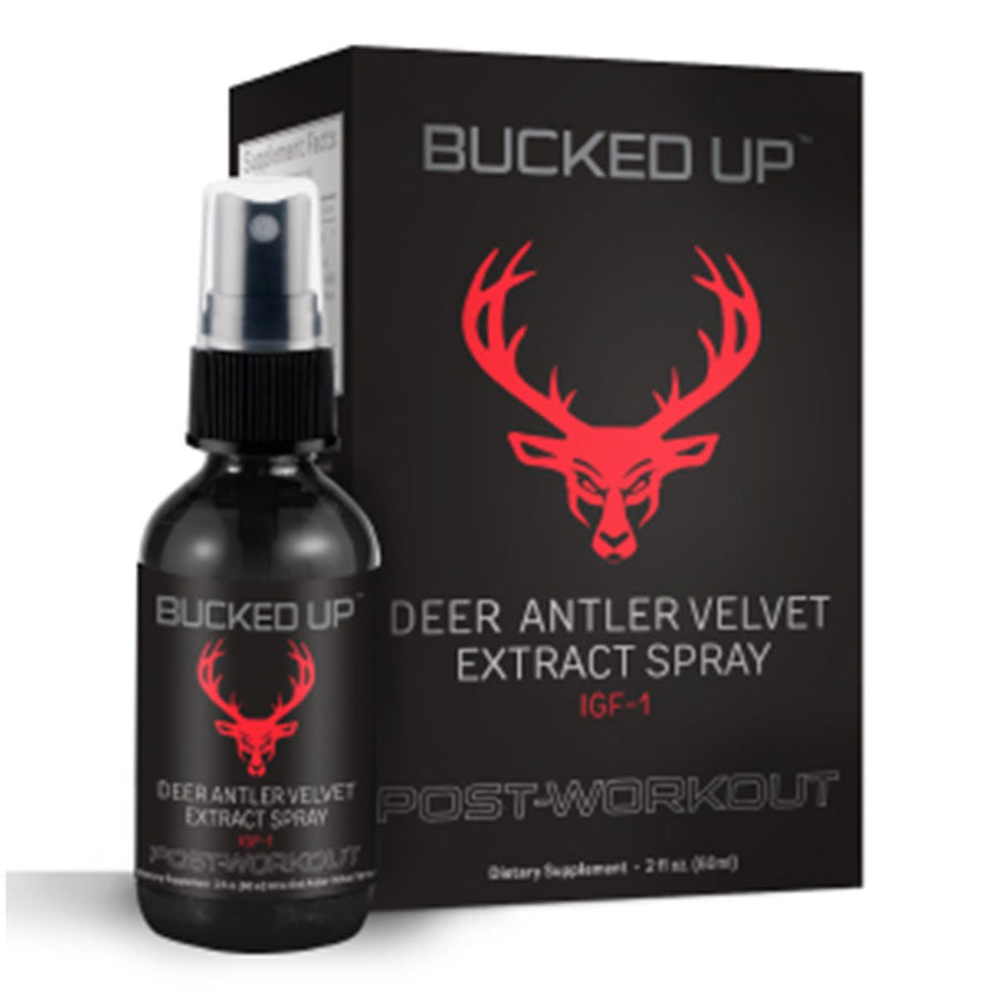 Deer Antler Velvet Extract Spray Muscle Recovery Bucked Up Size: 2 Fl Oz.