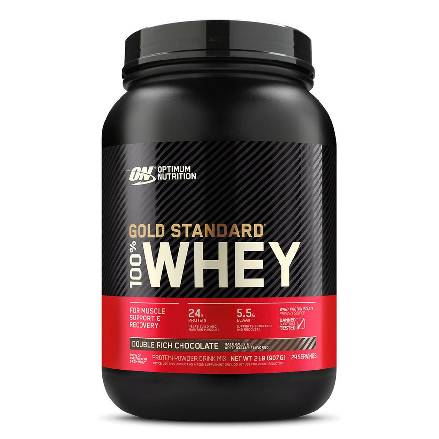 Gold Standard 100% Whey Protein Optimum Nutrition Size: 2 Lbs Flavor: Double Rich Chocolate