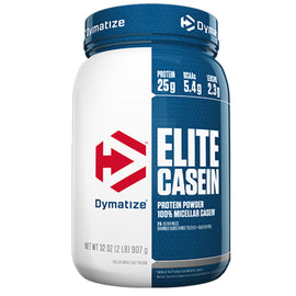 Elite Casein Protein Protein Dymatize Size: 2 lb, 4 lb Flavor: Smooth Vanilla, Rich Chocolate, Cookies & Cream