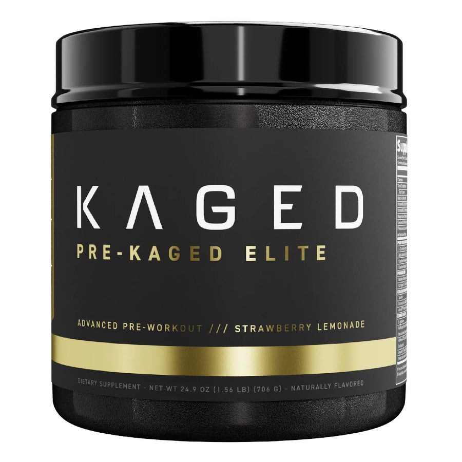 Pre-Kaged Elite Pre Workout Pre-Workout KAGED Size: Kaged Elite 20 Servings Flavor: Strawberry Lemonade