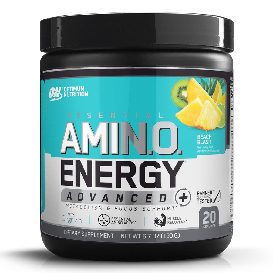 Essential Amino Energy Advanced Aminos Optimum Nutrition Size: 20 Servings Flavor: Beach Blast