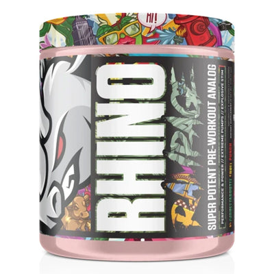Rhino Rampage Pre Workout Pre-Workout Musclesport Size: 30 Servings Flavor: FUHGETTABOUTIT FRUIT PUNCH