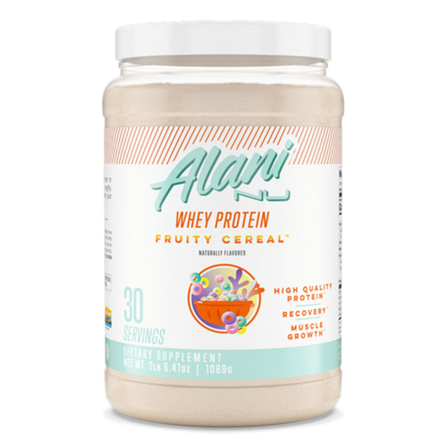 Alani Nu Whey Protein Powder Protein Alani Nu Size: 30 Servings Flavor: Fruity Cereal