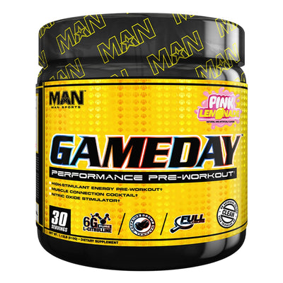 GameDay Pre Workout Pre-Workout MAN Size: 30 Servings Flavor: Pink Lemonade