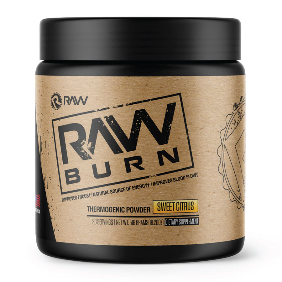 Get Raw Nutrition Raw Burn Vitamins & Supplements Get Raw Nutrition Size: 30 Servings Flavor: Peach Rings, Sweet Citrus