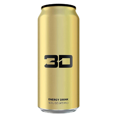 3D Energy Drink Energy Drink 3D Energy Size: 12 Cans Flavor: Gold (Pina Colada)