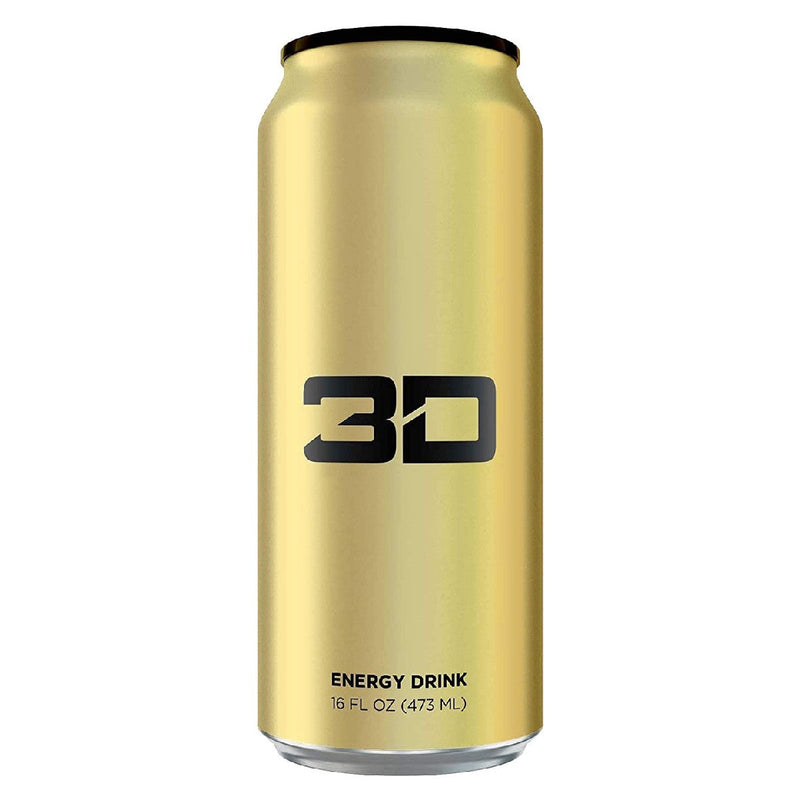 3D Energy Drink Energy Drink 3D Energy Size: 12 Cans Flavor: Gold (Pina Colada)
