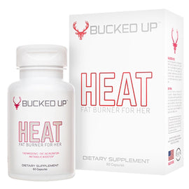 HEAT Fat Burner for Her Weight Management Bucked Up Size: 60 Capsules