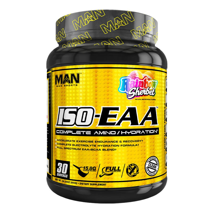 MAN Sports ISO EAA Amino Supplement Rainbow Sherbet