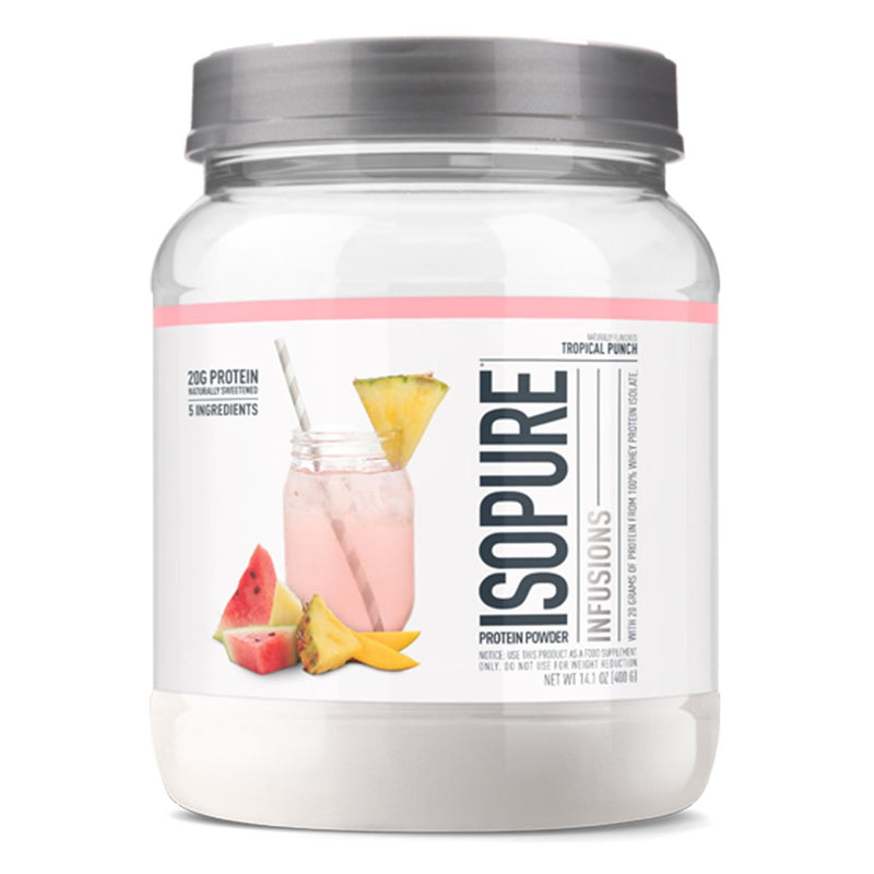 Isopure Infusions Protein Protein ISOPURE Size: 16 Servings (14.1 oz) Flavor: Citrus Lemonade, Mixed Berry, Tropical Punch, Mango Lime