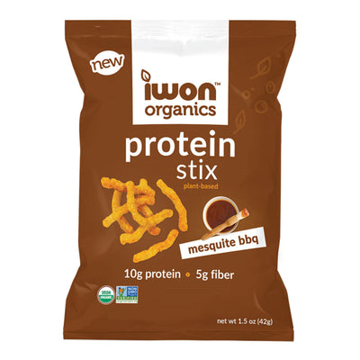 IWON Organics Protein Stix Protein Food IWON Organics Size: 8 Bags Flavor: Mesquite BBQ