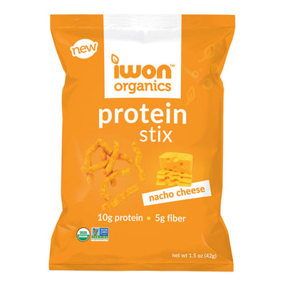 IWON Organics Protein Stix Protein Food IWON Organics Size: 8 Bags Flavor: Nacho Cheese