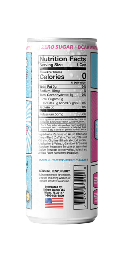 #nutrition facts_12 Cans / Cotton Candy Grape