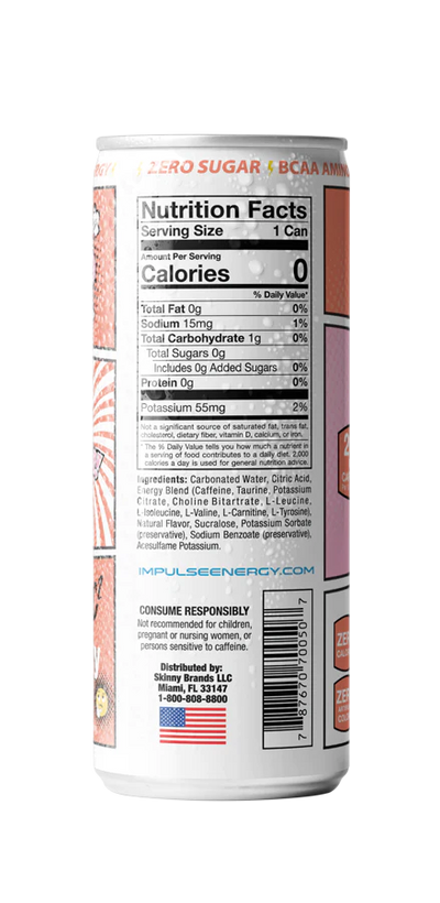 #nutrition facts_12 Cans / Pink Champagne