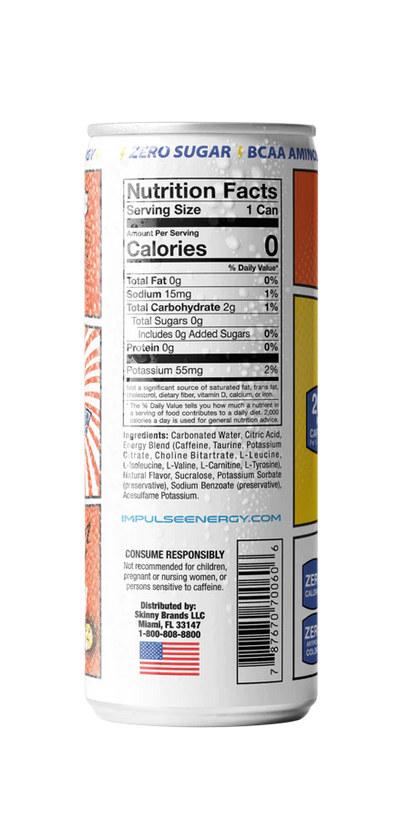 #nutrition facts_12 Cans / Sun Kissed Orange