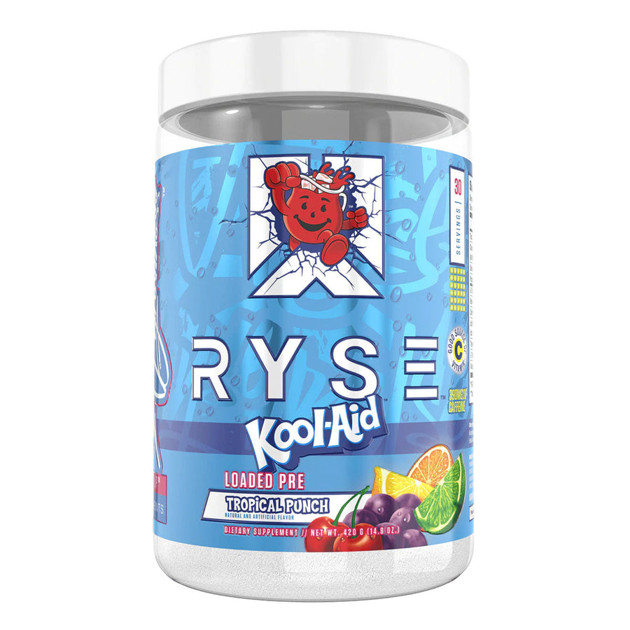 RYSE Kool Aid™ Loaded Pre Pre-Workout RYSE Size: 30 Scoops Flavor: Tropical Punch