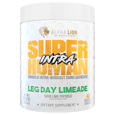 Alpha Lion Superhuman Intra Pre-Workout Alpha Lion Size: 42 Servings Flavor: Leg Day Limeade