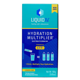 Liquid IV Hydration Packets Vitamins Liquid IV Size: 10 Packets Flavor: Lemon Lime, Watermelon, Acai Berry, Passion Fruit, Strawberry