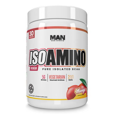 MAN Sports ISO Amino BCAA Supplement Mango