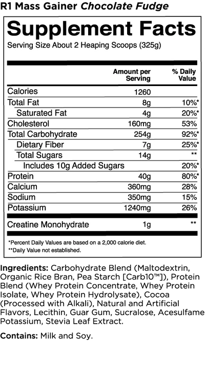 #nutrition facts_8 Servings / Chocolate Fudge