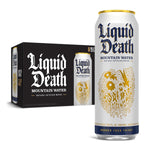 Liquid Death Mountain Water Liquid Death Size: 12 Pack Flavor: Mountain Water (Still)