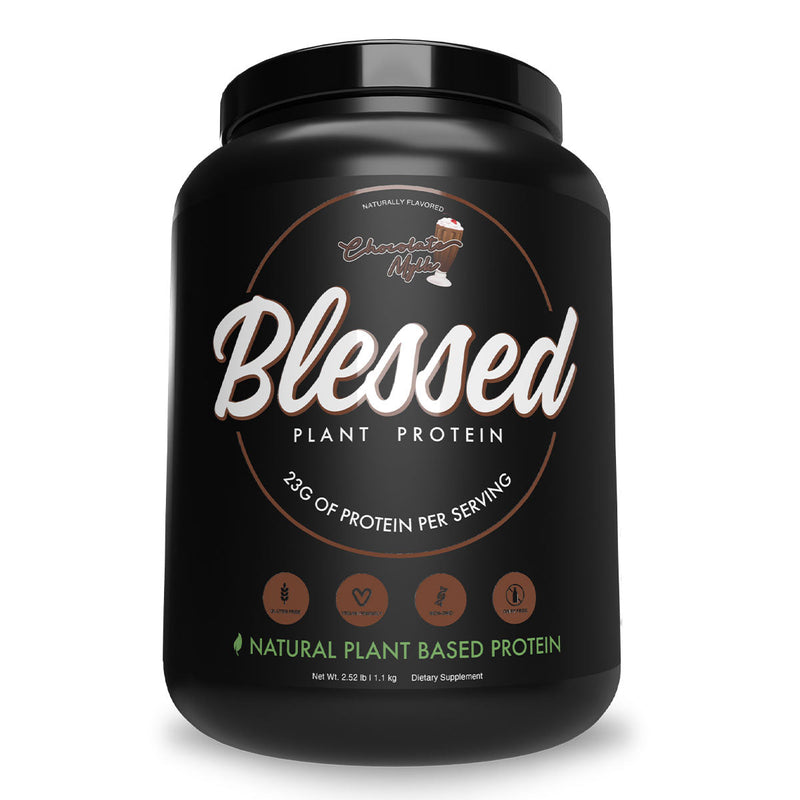 EHP Blessed Plant Protein Protein EHP Labs Size: 2 Lbs. Flavor: Chocolate Mylk