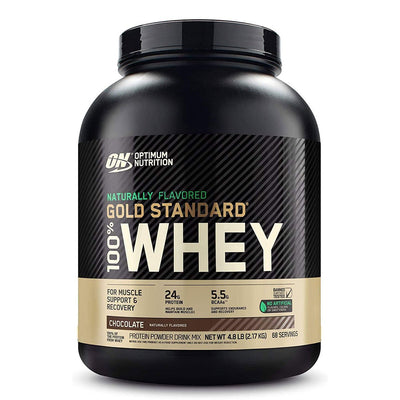 Gold Standard 100% Natural Whey Protein Optimum Nutrition Size: 4.8 lb Flavor: Chocolate