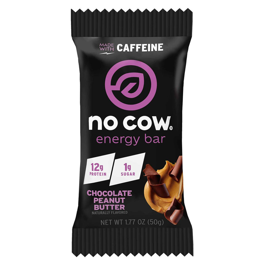 No Cow Energy Bar Healthy Snacks No Cow Size: 12 Bars Flavor: Chocolate Peanut Butter