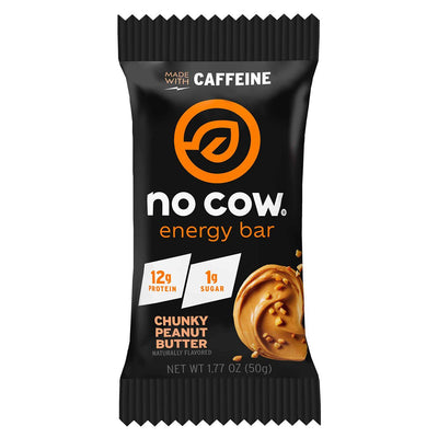 No Cow Energy Bar Healthy Snacks No Cow Size: 12 Bars Flavor: Chunky Peanut Butter