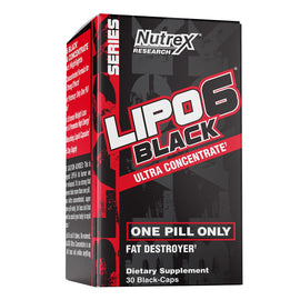 Lipo 6 Black Ultra Concentrate Weight Management Nutrex Size: 60 Count, 15 Servings