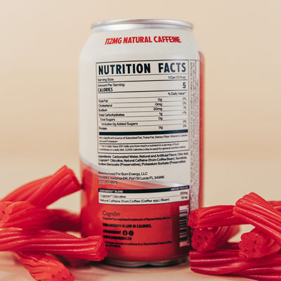 #nutrition facts_12 Cans / Cherry Freeze