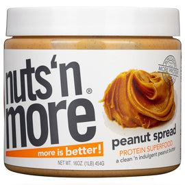 Nuts 'n More Peanut Butter Spread Healthy Snacks Nuts 'N More Size: 16 Oz. Jar Flavor: Peanut Butter