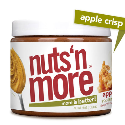 Nuts 'n More Peanut Butter Spread Healthy Snacks Nuts 'N More Size: 16 Oz. Jar Flavor: Apple Crisp (NEW)