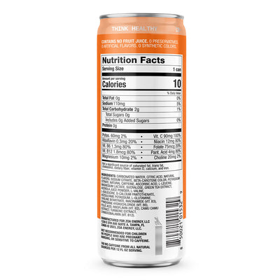 #nutrition facts_12 Cans / Wild Orange