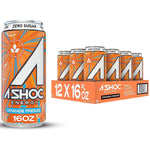 A-Shoc Energy Drink Energy Drink Adrenaline Shoc Size: Case (12 Cans) Flavor: Orange Freeze