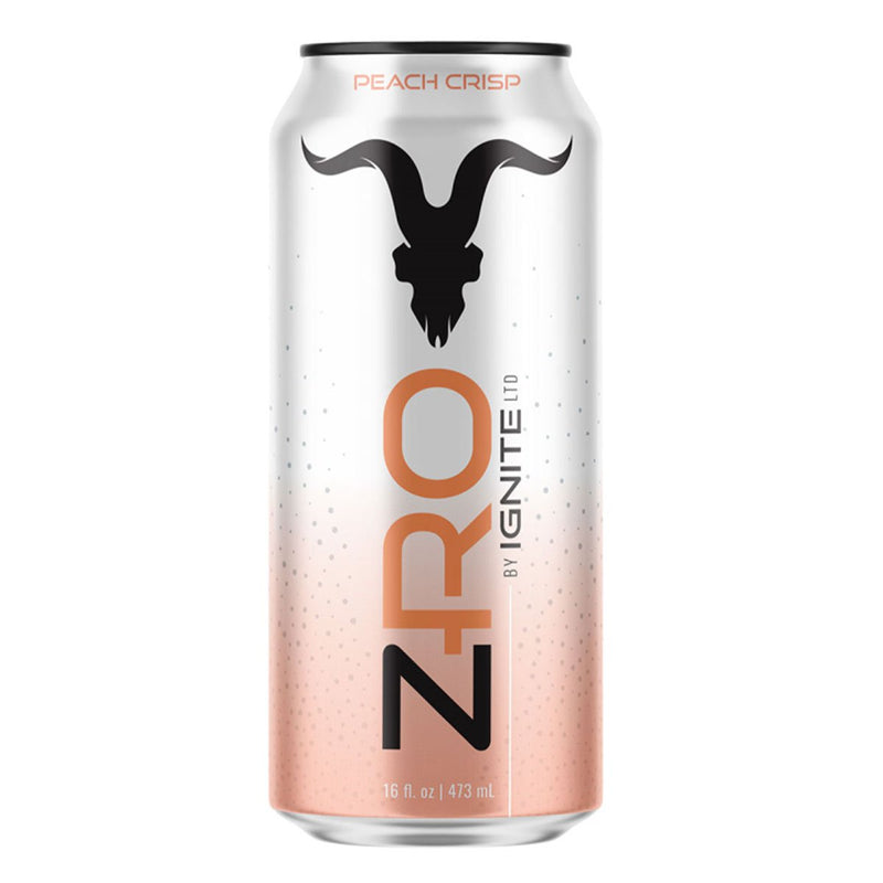 Ignite ZRO Energy Drink Performance Drink by Dan Bilzerian  Peach Crisp