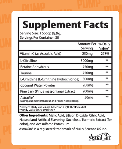 #nutrition facts_30 Servings / Peach Nectarine