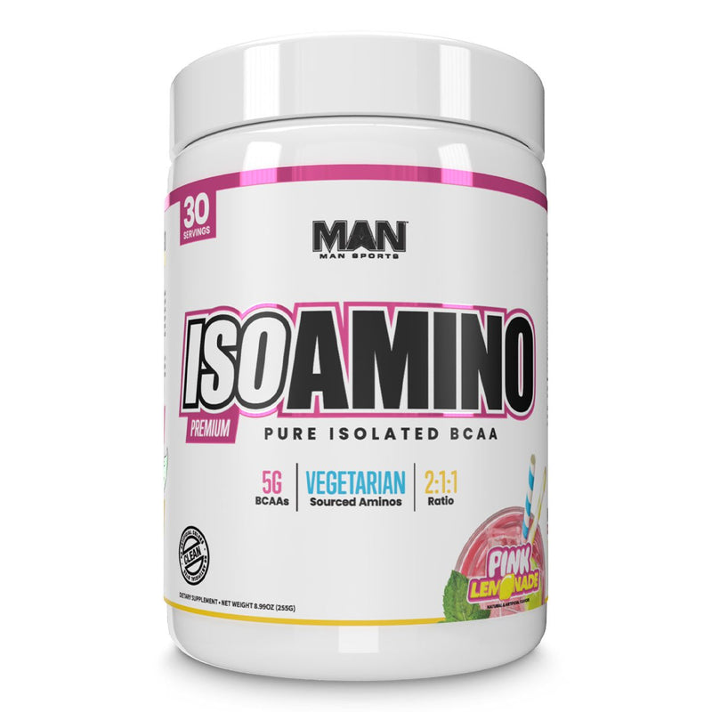 MAN Sports ISO Amino BCAA Supplement Pink Lemonade