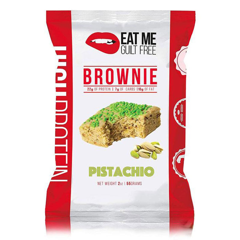 Guilt Free Protein Brownies Healthy Snacks Eat Me Guilt Free Size: 12 Brownies Flavor: Pistachio