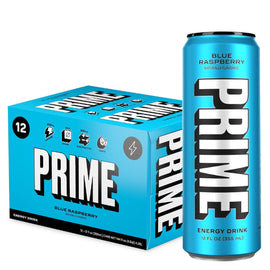 PRIME Energy Drink Energy Drink PRIME Size: 12 Cans Flavor: Blue Raspberry