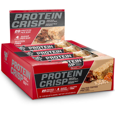 BSN Protein Crisp Protein Bar Salted Toffee Pretzel