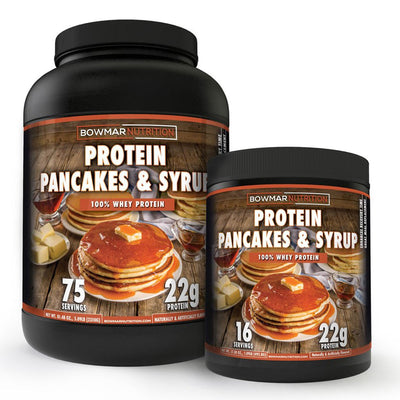 Bowmar Nutrition Protein 100% Whey Protein Powder Supplement l Sarah Bowmar l Pancakes and Syrup