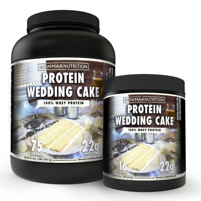 Bowmar Nutrition Protein 100% Whey Protein Powder Supplement l Sarah Bowmar l Wedding Cake