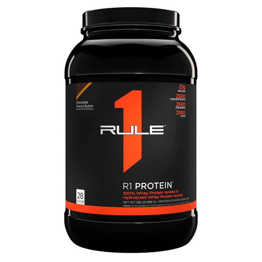 R1 Isolate Protein Protein Rule One Size: 2.5 Lbs Flavor: Chocolate Peanut Butter